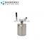 New Homebrew 2L/5L/8L Stainless Steel Beer Growler Keg withMini Beer Spear with Tap Faucet with CO2 Injector Premium
