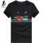 OEM quality umbrella printed polyester running t shirt for men
