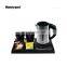 Honeyson dorm room electric kettle stainless steel with warm tray