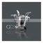 Outdoor Picnic Cookout BBQ Gas Burner Portable Camping Mini Steel Stove Case Cooker