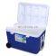 120L Outdoor ice cooler box cooler box with wheel Large capacity box camping fishing insulated EPS form