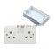 English Power LED Electric Charger Plug EU Switched Electrical Socket Wall Switch Socket