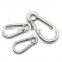 Sterling silver 304/316 aluminum/stainless steel hiking carabiner hook