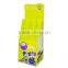 Custom made pos retail hook hanging cardboard peg hook display