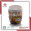 Capacity 380ML/12.85OZ white ceramic coffee mug shape
