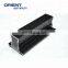 South Africa market anodized champagne aluminum profile to make sliding windows