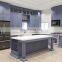 modular kitchen cabinet manufacturers wholesale dark blue solid wood kitchen cabinets