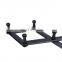 K&B wholesale hot sell black expandable wooden wall mounted multi-hooks coat rack