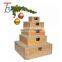 variety square wooden boxes keepsake storage with lid and clasp