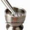 stainless steel mortar & pestle