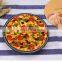 Wholesale Cooking Pie Deep Carbon Steel Tray Coating Grill Baking Non Stick Pizza Pan