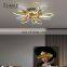 New Design Gorgeous Decoration Indoor Living Room Black Gold Aluminum LED Modern Ceiling Light