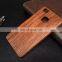 blank wood back cover phone case for huawei P9 lite