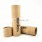 Wholesale Luxury Custom Print Kraft Paper Cardboard Cylinder Round Tube deodorant Packaging Box With Lid For Tea Coffee Cosmetic