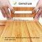 Bamboo Cheese Board Set Serving Tray with 3 Stainless Steel Knife
