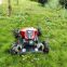 wireless robot mower, China remote control lawn mower with tracks price, radio controlled mower for sale