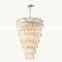 AMADEO GRAND Indoor Stairs Decoration Crystal Chandelier Living Room Dining Room Bedroom Modern Rectangular Crystal chandelier