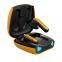 New Arrival K75 5.0 wireless earphones Low Latency Stereo Gaming TWS Earbuds with LED Light for Mobile Phone