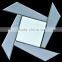 winnower shape decorative mirror beveling edge