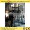 500KG Guide rail hoist chain cargo lift, warehouse hydraulic cargo lift