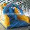 Yellow And Blue Small 6x5m Pvc Inflatable Water Slide, Customize Pvc Inflatable Slide And Pvc Pool,inflatable Water Slide
