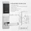 High Security smart card reader password entry electronic panel door lock for school