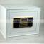 Security two key safe box with master code for keeping money and value goods