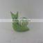 "Pinsun"vase With Snail Animal Style Ceramic Vase,pottery Vase
