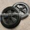 10x1.75 rubber wheel with plastic hub