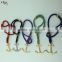 Multicolor Cotton Rope Anchor Bracelet Nylon Leather Classic Vintage Anchor Bow Arrow Metal Gold Plated Professional