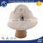 Wholesale fishing used custom made big brim white cotton bucket hat