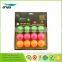 Blister card Wholesale Colorful Pingpong balls from China