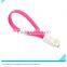 Custom Logo Silicone Bracelet USB cable