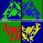 high quality custom embroidery horse patch badge for clothing