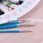 Hot Selling Free Sample China 3Pcs Flat Shap Bristle Hair Wooden Handle Art Paint Brush Manufactures