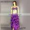 hot long skirts belly dance costume with bra tops (XF-079)