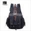 Simple canvas backpack/school backpack bags/custom logo hot sale canvas backpack