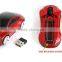 Customized Promotional Gift Laptop 2.4G Wireless Car Shape Mouse