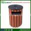 Plastic composite decking material dustbin