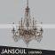 zhongshan cheap vintage indusrial flower delightful pendant lamp rose wrought iron chandelier for sales