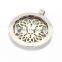 New design silver coin pendant holder,coin locket for women