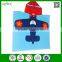 china manufacturer 60x120cm 260g cotton hooded kids beach towel poncho