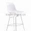 plastic bar stool, metal frame high plastic chair, plastic commercial bar stool high chairs DU-0924H