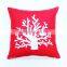 Latest design coral pillow cover, linen cushion cover wholesale
