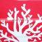 Latest design coral pillow cover, linen cushion cover wholesale