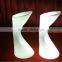 modern appearance led furniture led lighting glowing tall bar chair