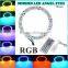 New style Epistar chips White PCB 80mm full circle 5050 smd led vw angel eye headlights