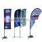 2016 fashion fabric graphic Aluminium and fiberglass beach flag