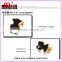 Factory Price Wholesale 2015 Cute Little Bear Earrings Trendy Style 14K Gold Plated Stainless Steel Bear Women Stud Earrings