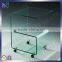 Modern design CT-135 hot clear stylish glass Coffee/tea table swivel coffee table